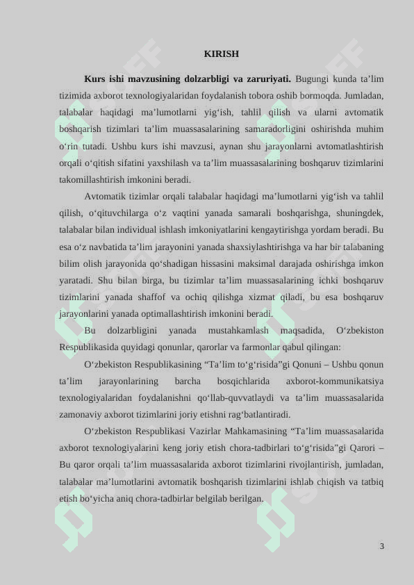 Talabalar turar joyini boshqarish va joylarni elektron tarzda ajratish tizimi 3