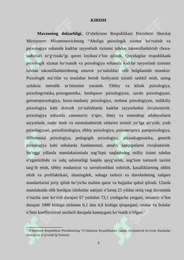 Sog'likni saqlash tizimida psixologik xizmatning o'ziga xosligi. 3