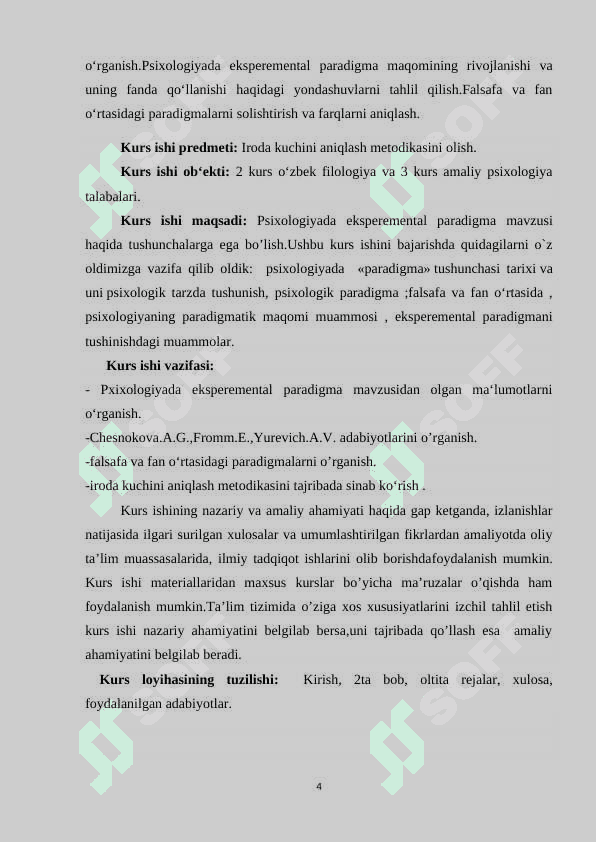 Psixologiyada eksperimental paradigmalar haqida 4