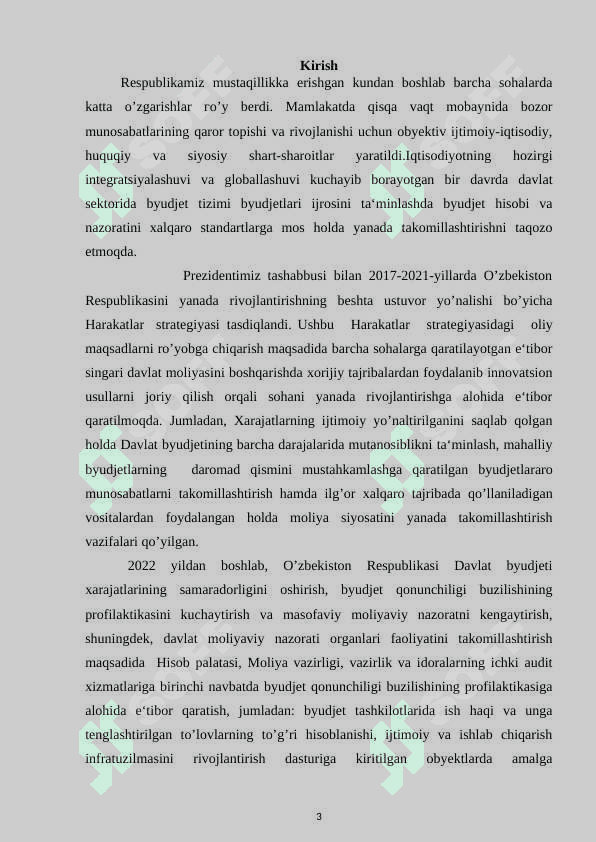 Markaziy va mahalliy davlat hokimiyati organlarining budjet tizimini boshqarish sohasidagi vakolatlari 3