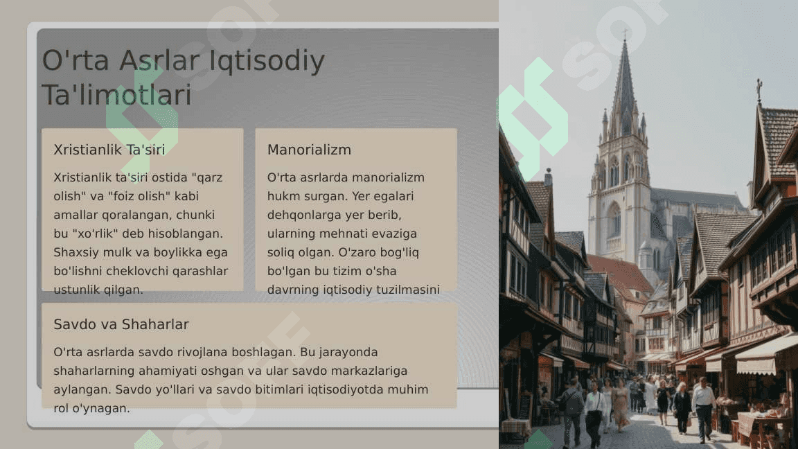 Iqtisodiy ta’limotlar tarixi fanining predmeti va iqtisodiy ta’limotlar 4