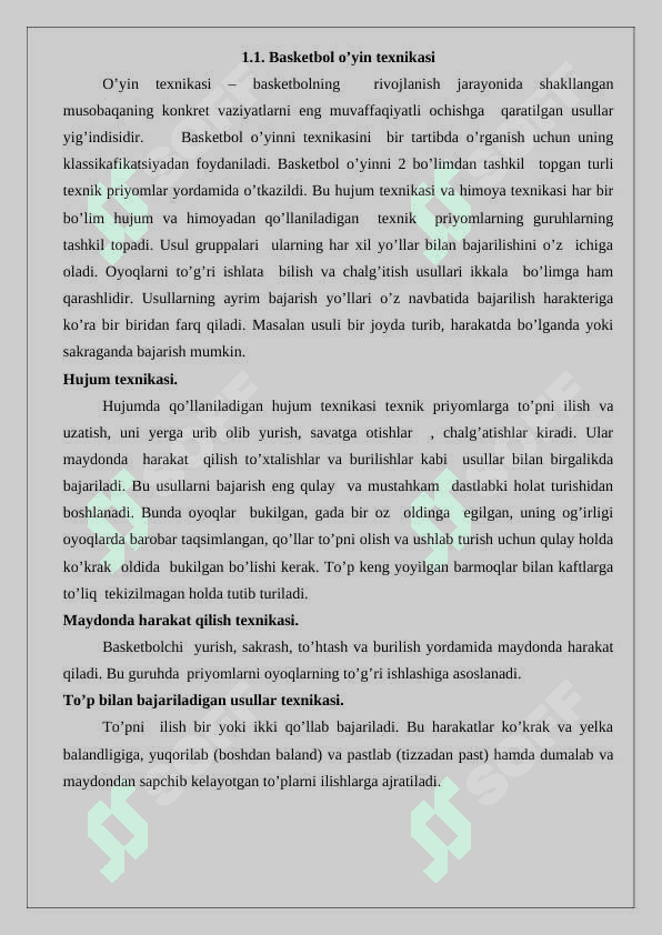 Basketbol o’yinida aldash xarakatlari (fintlar) 3