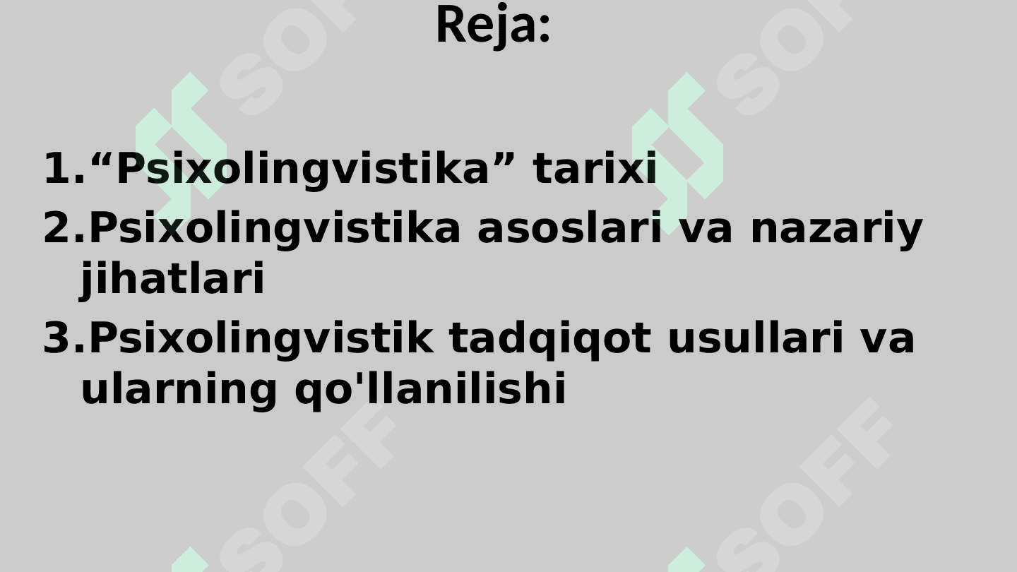 Psixolingvistika 2