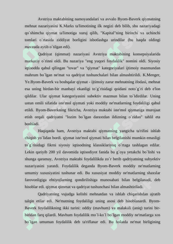 MARJINALIZM TA’LIMOTI VA NEOKLASSIK IQTISODIY MAKTABLAR 6