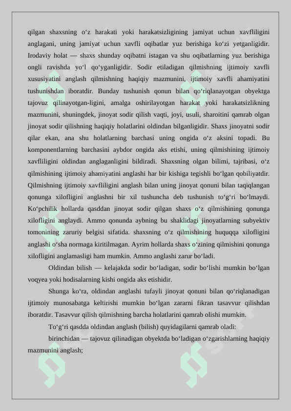 Qasd tushunchasi va uning turlari 24 5