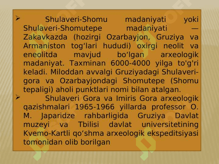 Qadimgi Kavkazorti sivilizatsiyasining o'ziga xos xususiyatlari 5