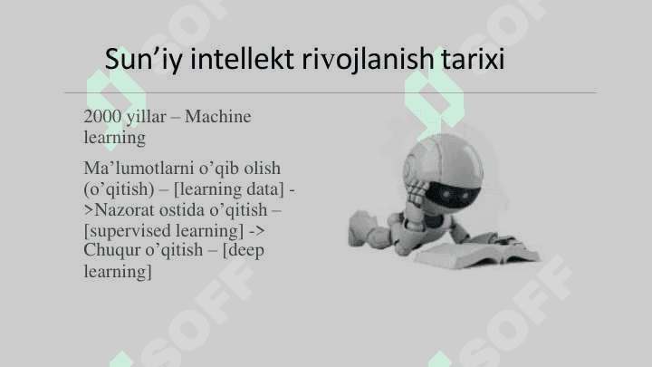 Mashinali o’qitishga kirish. 4