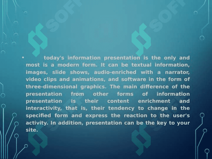 Highlights and key ideas and presentation.Developing presentation techniques and visual aids 2