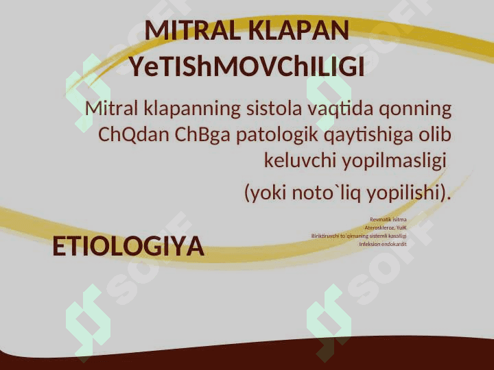 Mitral klapan prolapsi 2