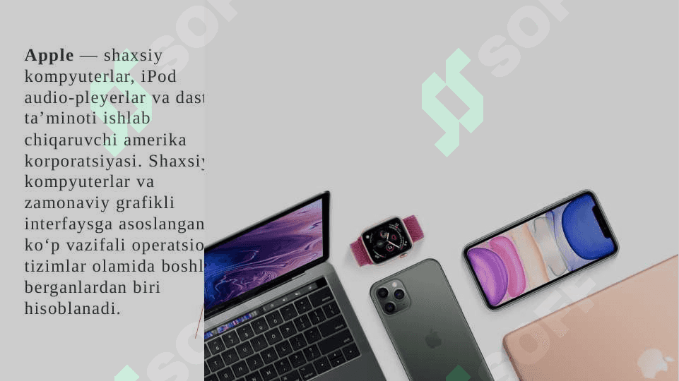 Apple kompaniyasi. 2