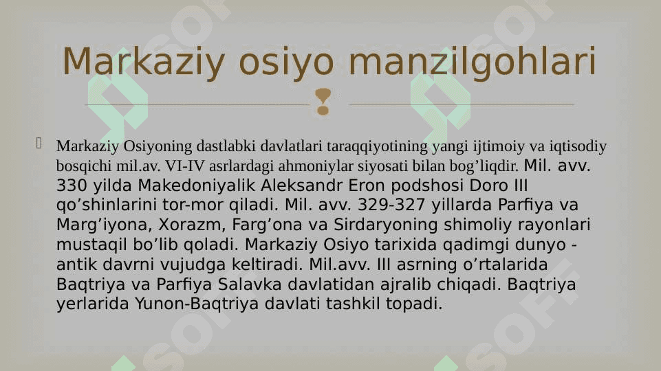 Antik davrda Markaziy Osiyo 5