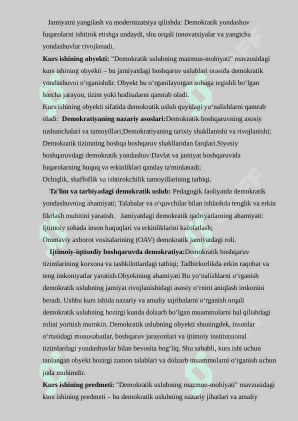 DEMOKRATIK USLUBNING O‘QITUCHI FAOLIYATIDA NAMOYON BO‘LISH XUSUSIYATLARI 4