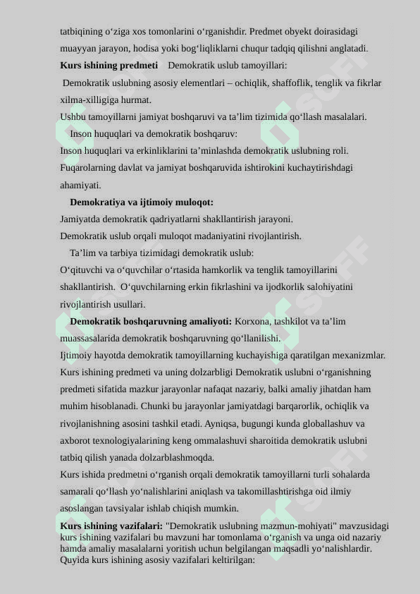 DEMOKRATIK USLUBNING O‘QITUCHI FAOLIYATIDA NAMOYON BO‘LISH XUSUSIYATLARI 5