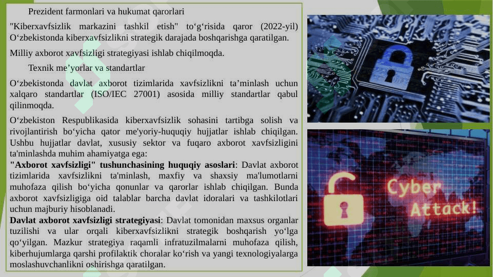 Kiberxavfsizlikga oid milliy va xorijiy me'yoriy-huquqiy hujjatlar tahlili 4