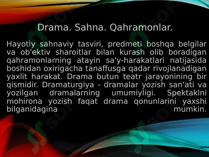 Drammaturgik janrlar 5