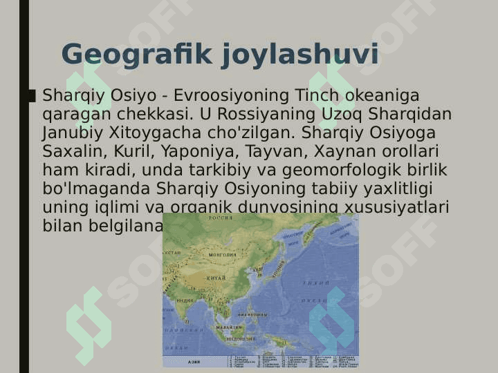 Sharqiy Osiyo 2