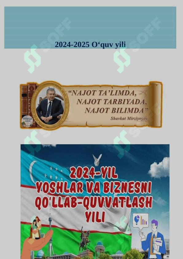 ANIQ FANLAR METODBIRLASHMASI 2024-2025 2