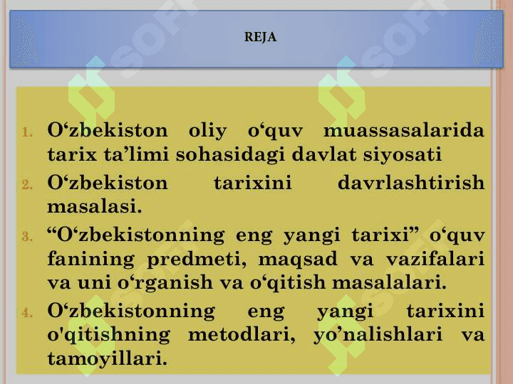 Tarix fani maqsad predmeti 2