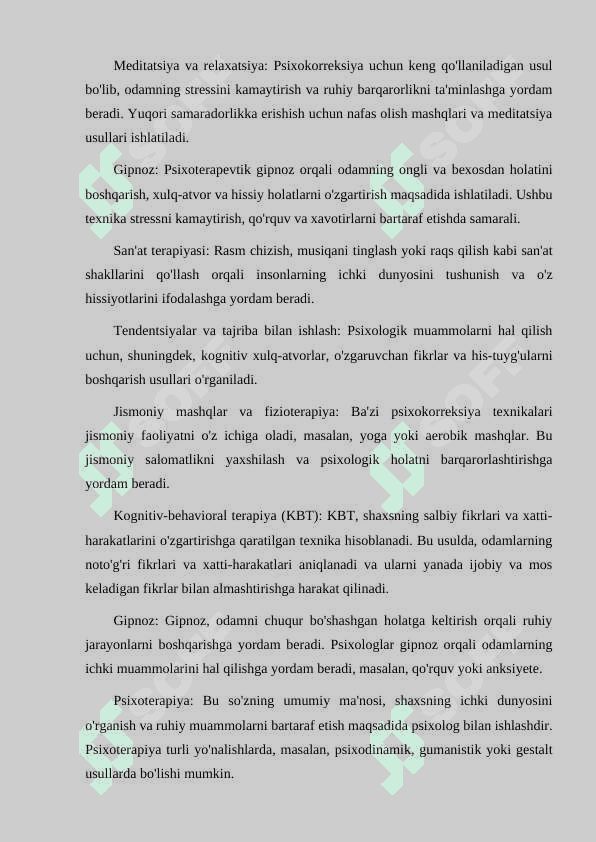 PSIXOKORREKSIYANING TEXNIKASINI USULLARI 3