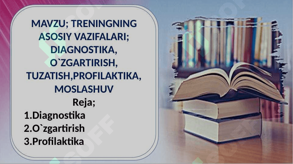 KOUCHING TURLARINI KLASSIFIKATSIYALASHNING MEZONLARI  Reja 2