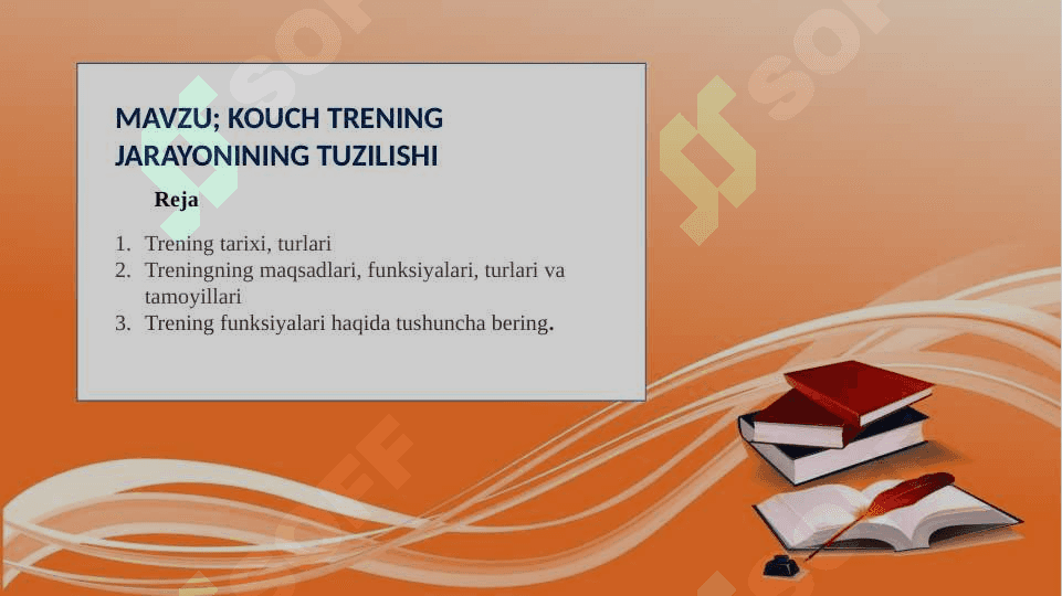 KOUCH TRENING JARAYONINING TUZILISHI 2