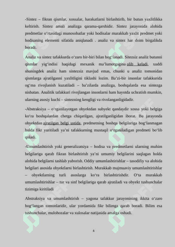 MAKTABGACHA TARBIYA YOSHIDA TAFAKKUR MUAMMOSINING O`RGANILISHI 6