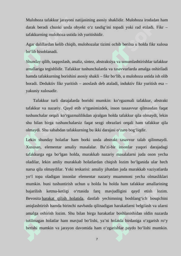 MAKTABGACHA TARBIYA YOSHIDA TAFAKKUR MUAMMOSINING O`RGANILISHI 7