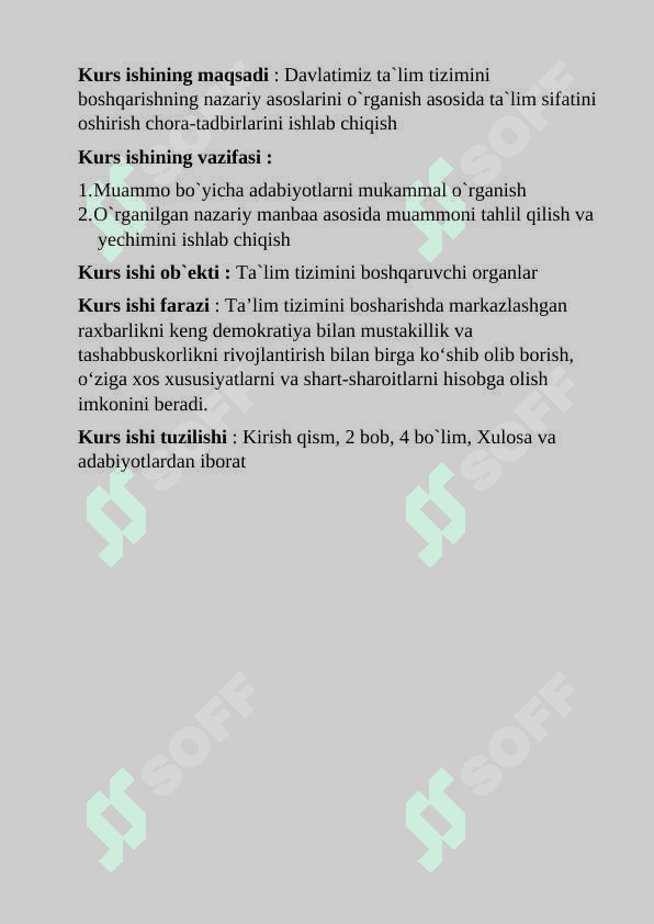 Ta`lim tizimini boshqarish 3