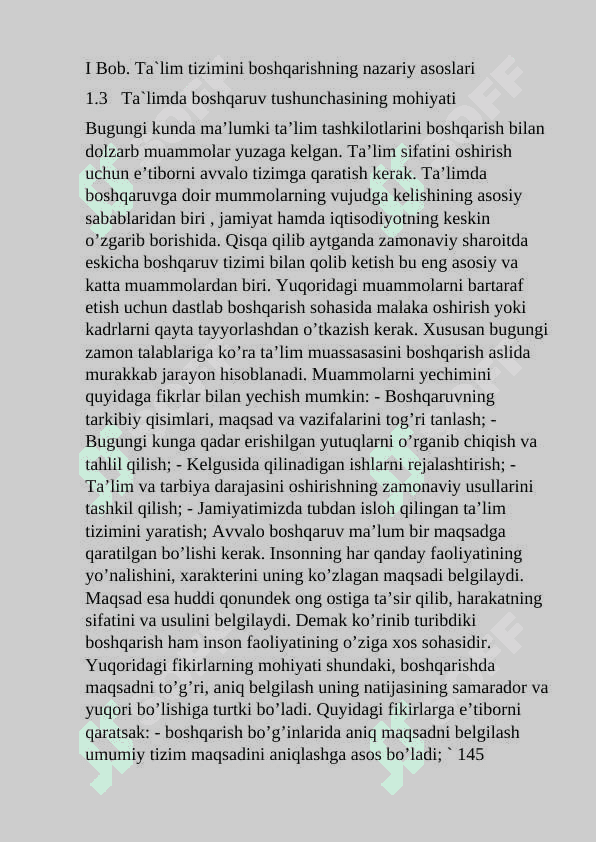 Ta`lim tizimini boshqarish 4