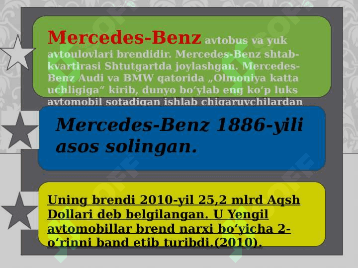 Mercedes benz 3