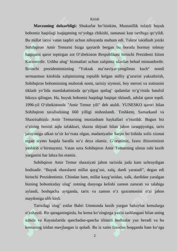 Temuriylar davri tarixiga oid muxim manbalar 2