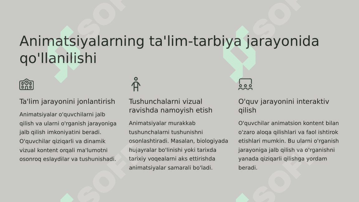 Multemediya Vositalari va Animatsiyalar Ta'limda. 4