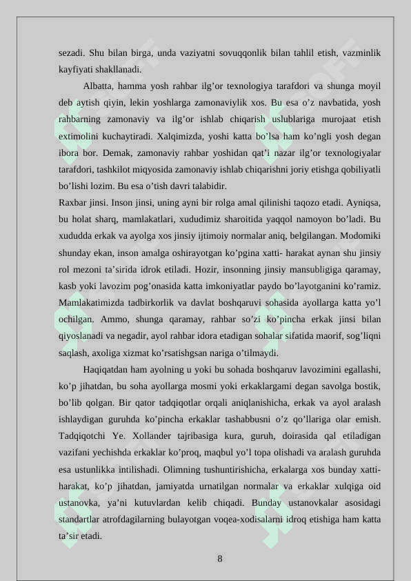 Maktabgacha ta'lim tashkiloti direktori is 8