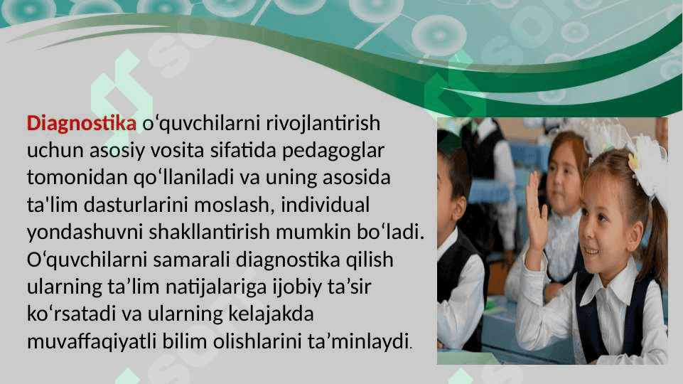 O`quvchilarning bilim, ko`nikma va malakalarini tashxis etish 3