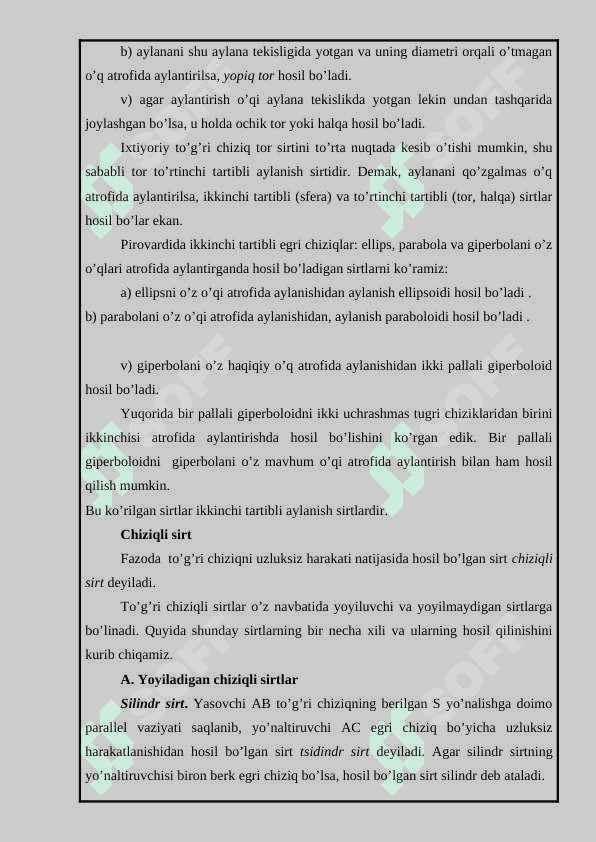 Sirt integrallari 5