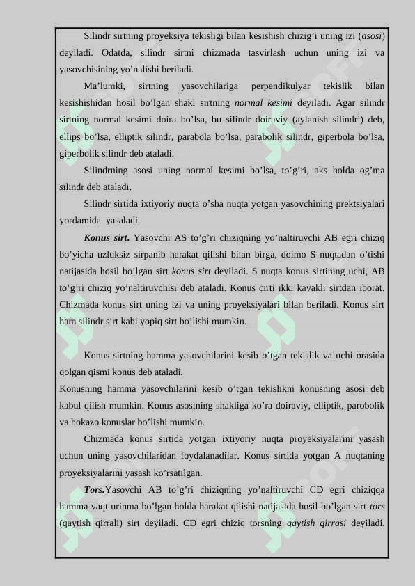 Sirt integrallari 6