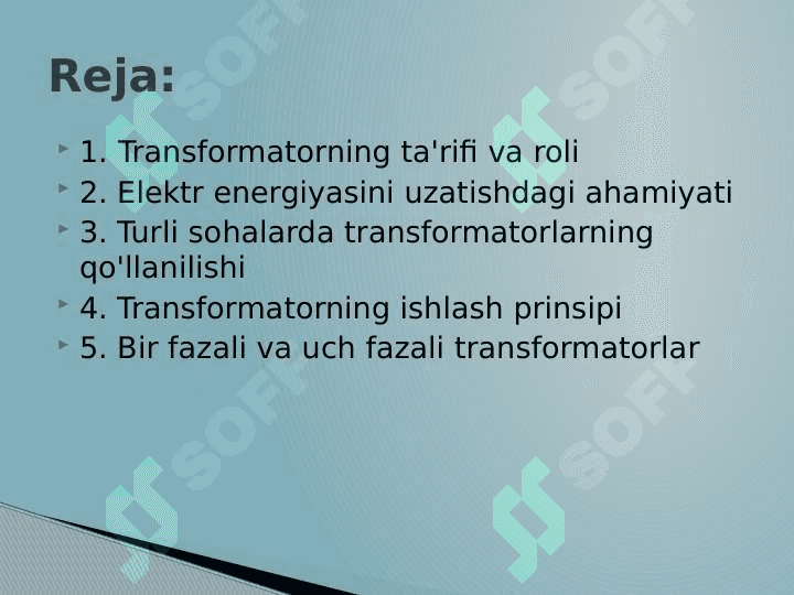 Transformatorlar 2