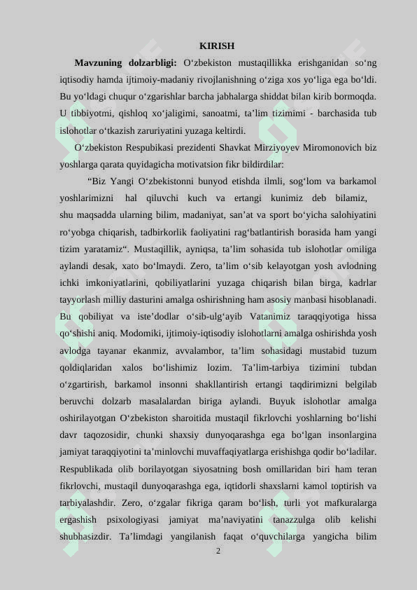 BOSHLANGʻICH SINFLARDA INSHO YOZISHGA OʻRGATISH 2