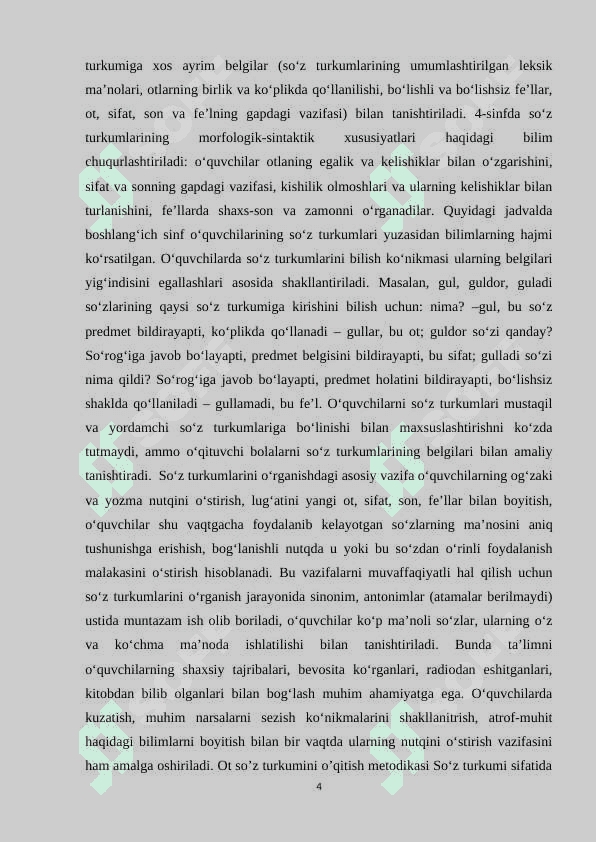 Ot so‘z turkumini o‘rganish jarayonida o‘quvchilar nutqini o‘stirish 4