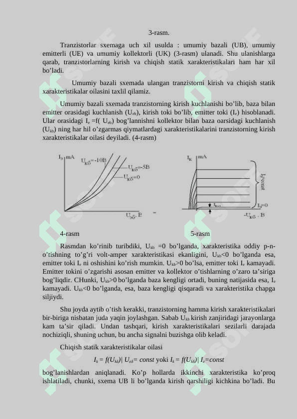 Qo‘sh qutbli trаnzistоrlаrning stаtik хаrаktеristikаlаrini оlish 4