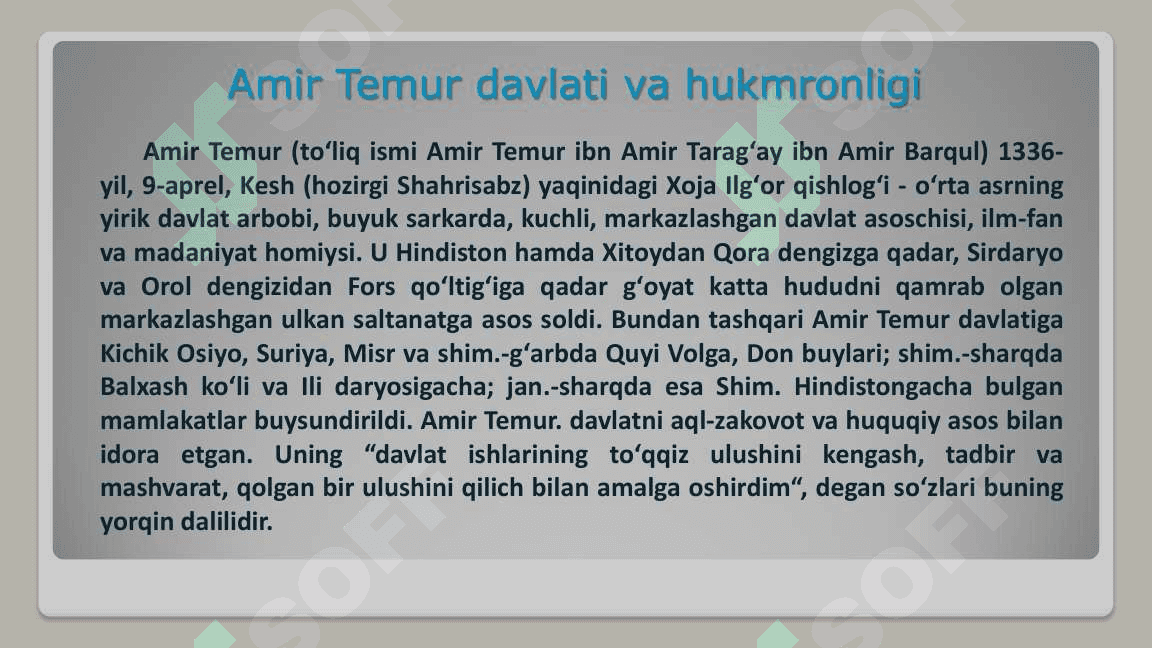 Amir-Temur buyuk davlat arbobi 2