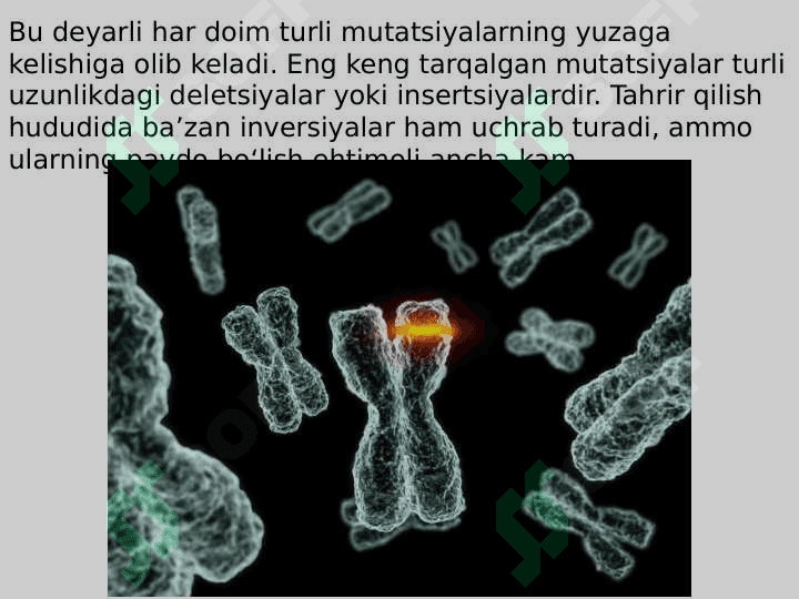 Genetik xastaliklarning molekulyar diagnostikasi asoslari 2