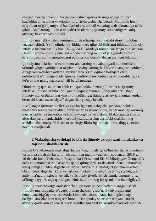Maktabgacha  yoshdagi bolalarda ijtimoiy tajribani shakllantirish 3
