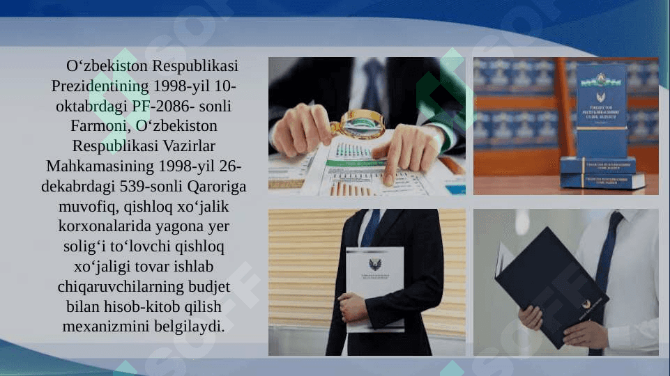 Fermer xo'jaliklarida soliq va to'lovlar 2