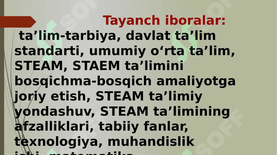 STEAM dasturining mazmuni mohiyati 3