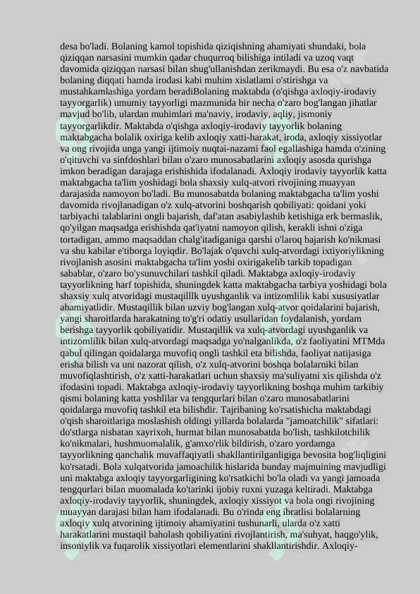 Maktabgacha  yoshdagi bolalarda ijtimoiy tajribani shakllantirish 3