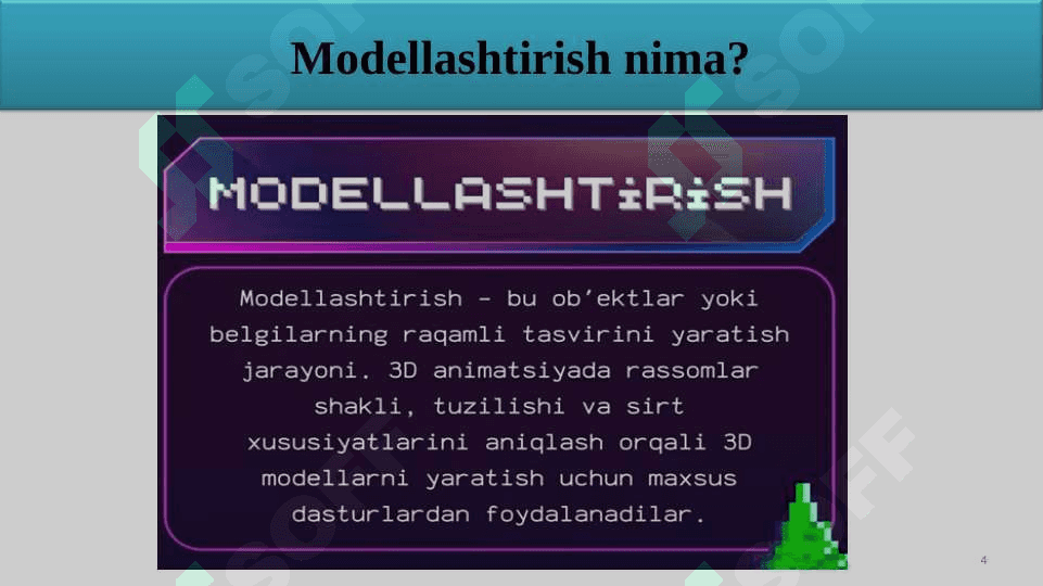 Kompyuter animatsiyasining asosiy tamoyillari 4