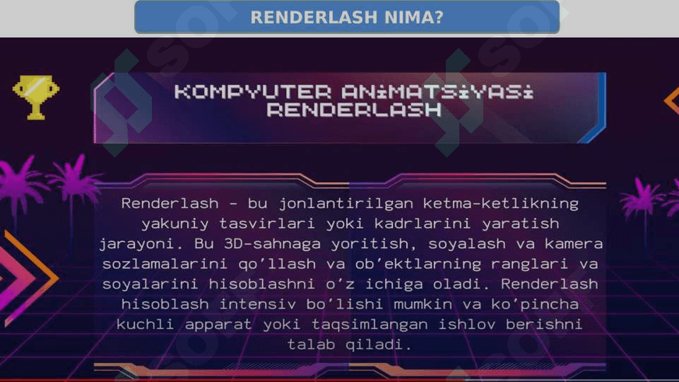 Kompyuter animatsiyasining asosiy tamoyillari 8