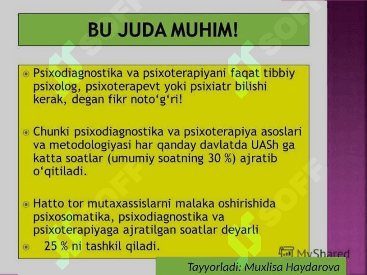 Tibbiyot psixologiyasi qanday shakllandi 7