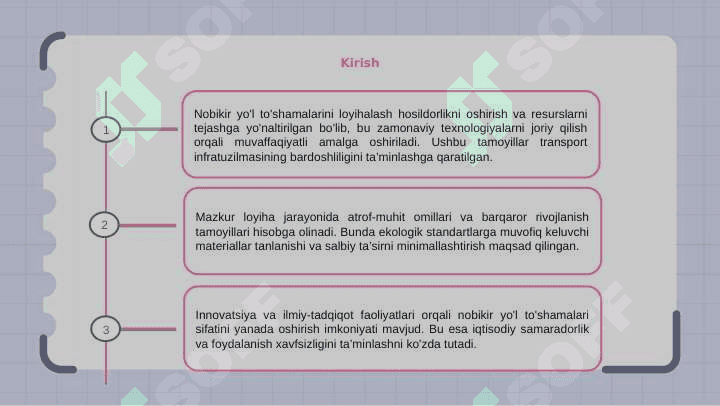 Nobikir yo'l to'shamalarini loyihalash tamoyillari 3